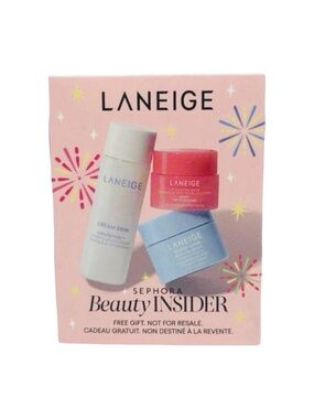 Sephora Beauty Insider LANEIGE 3-Piece Gift - Sleep Mask, Cream Skin, Water Bank
